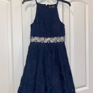 Navy Blue Formal Dress